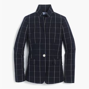 J. Crew Regent Windowpane Blazer - sz 2
